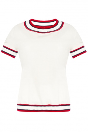 T-shirt with elasticated cuffs, zdjęcie 1 T-shirt with elasticated cuffs od Moncler